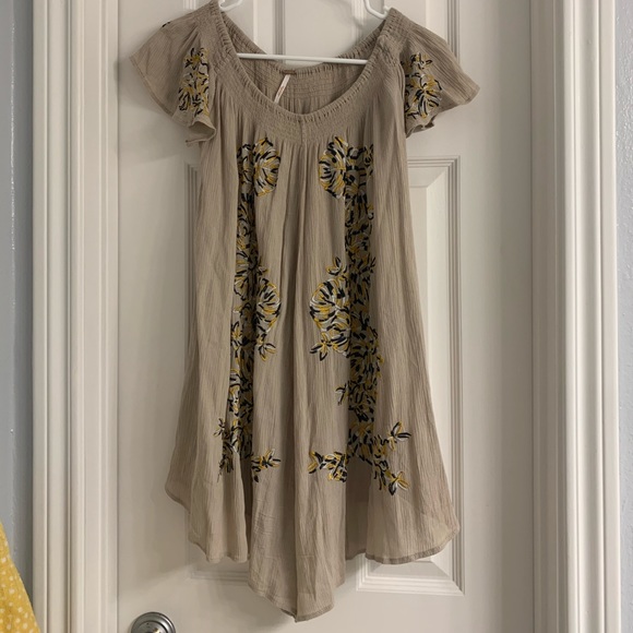 Free People | Dresses | Brown Free People Off The Shoulder Dress | Poshmark Free People | Dresses | Brown Free People Off The Shoulder Dress | Poshmark